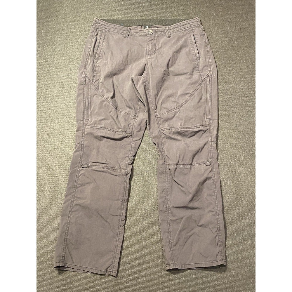 Kuhl Spire Roll Up Pants Hiking Outdoor Dark Gray #6279 Women's 16 Short‎